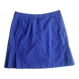 Chicos Zenergy Gold Skort Blue Womens Chicos Size 0
